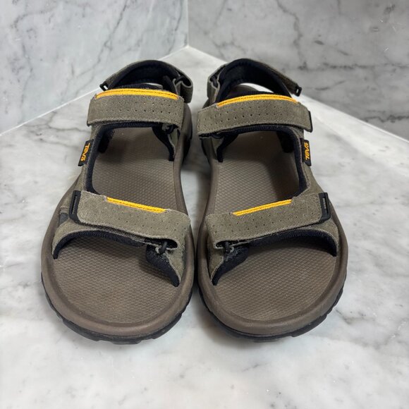 Teva Men's Katavi 2 Suede Hiking Sandal US Size 12 Bungee Cord 1019192 - Picture 3 of 9